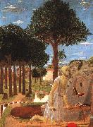 Piero della Francesca The Penance of St.Jerome oil on canvas